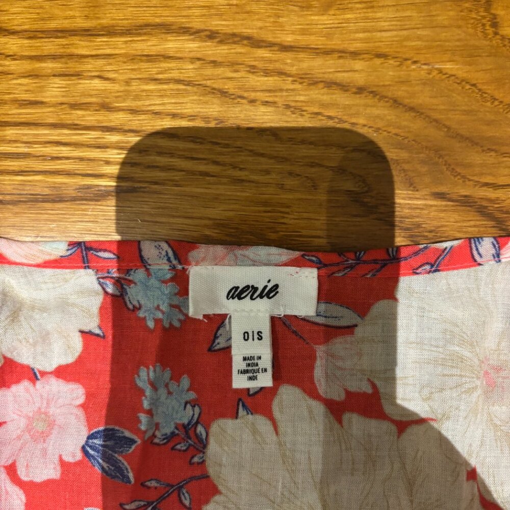 AERIE | Floral Robe - Picture 6 of 6